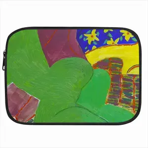 Green Woman Notebook Laptop Bag