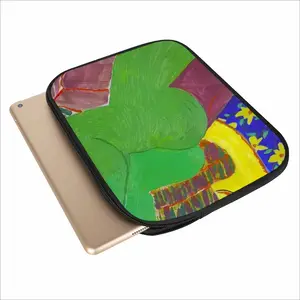 Green Woman Notebook Laptop Bag