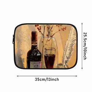 Still Life With Wine Notebook Laptop Bag