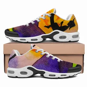 Men The Moon Fisher - Watercolor Kids Children Fisher Purple Moon Mountain View Landscape Air TN-1 Running Shoes