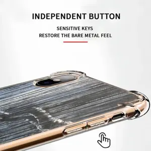 In Between iPhone X Phone Case (Silicone)