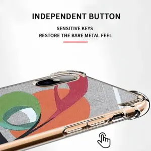 Untitled E iPhone X Phone Case (Silicone)