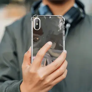 Grin Map iPhone X Phone Case (Silicone)