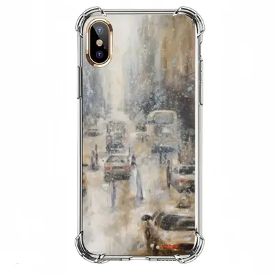 Snowy Day iPhone X Phone Case (Silicone)