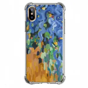 Blue Irises iPhone X Phone Case (Silicone)