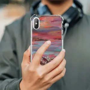 Red Skies iPhone X Phone Case (Silicone)