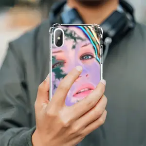 The Face iPhone X Phone Case (Silicone)