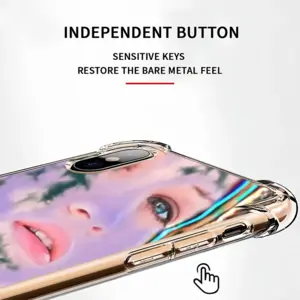 The Face iPhone X Phone Case (Silicone)