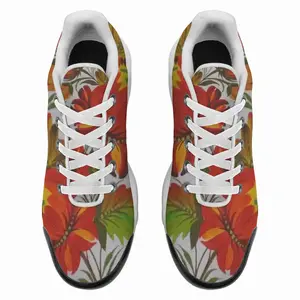 Men Orange Flower Air TN-1 Running Shoes