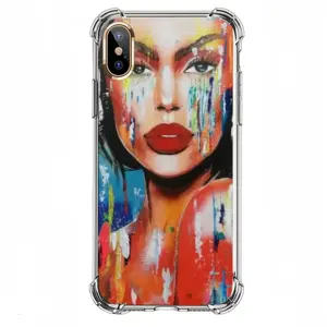 Summer Rain iPhone X Phone Case (Silicone)