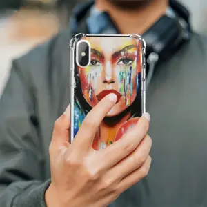 Summer Rain iPhone X Phone Case (Silicone)