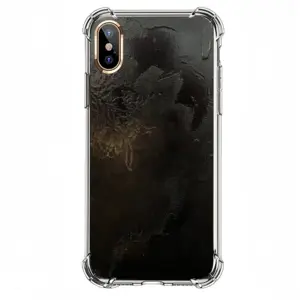 Black Rose iPhone X Phone Case (Silicone)