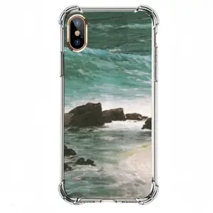 Breaking Waves iPhone X Phone Case (Silicone)