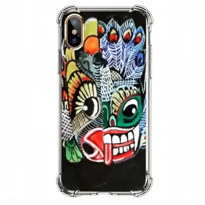 Two-Faced Demon iPhone X Phone Case (Silicone)