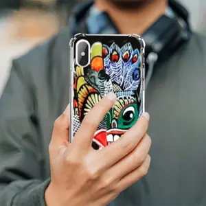 Two-Faced Demon iPhone X Phone Case (Silicone)