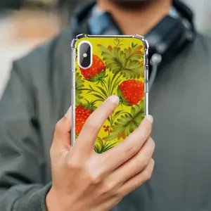 Raspberry iPhone X Phone Case (Silicone)