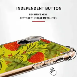 Raspberry iPhone X Phone Case (Silicone)