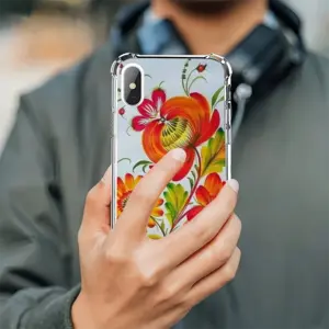 Delighted iPhone X Phone Case (Silicone)