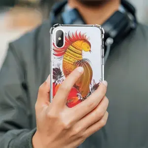 Firebird iPhone X Phone Case (Silicone)