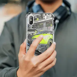 Pagani Zonda In Tokyo iPhone X Phone Case (Silicone)