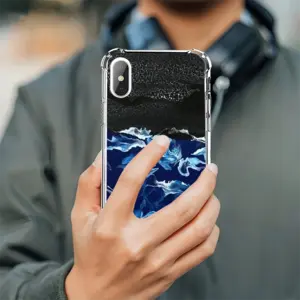 The Moon iPhone X Phone Case (Silicone)