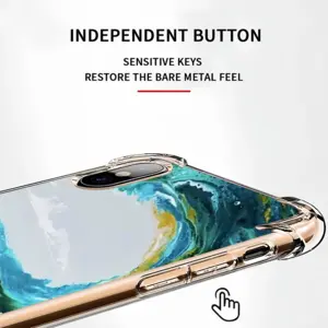 Barrel Wave iPhone X Phone Case (Silicone)