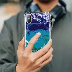 Stormy Sea iPhone X Phone Case (Silicone)