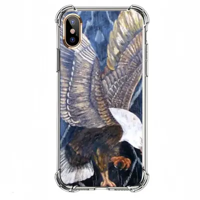 Eagle Scratch iPhone X Phone Case (Silicone)