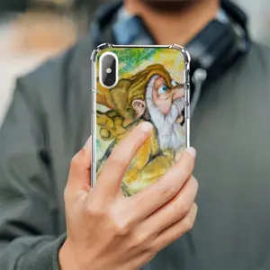 Ochre Wizard iPhone X Phone Case (Silicone)