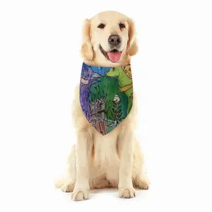 The Lee - Drawing Pets Scarf (Multi-Size)