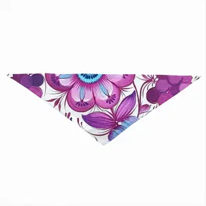 Purple Bouquet Pets Scarf (Multi-Size)