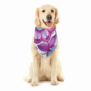 Purple Bouquet Pets Scarf (Multi-Size)