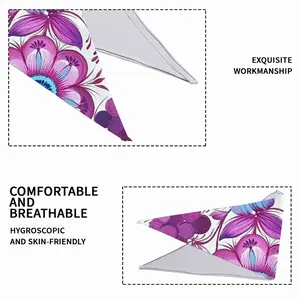 Purple Bouquet Pets Scarf (Multi-Size)