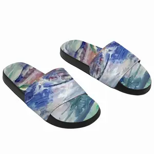 Men Eye Contact Slip On Slippers