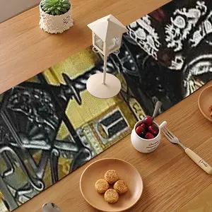 Shabat In Old Jerusalem Table Flag (Right Angle)