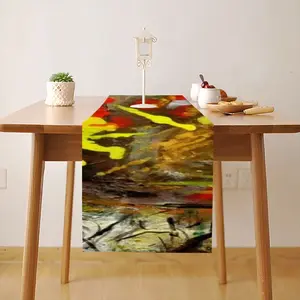 Forest Sunrise Table Flag (Right Angle)