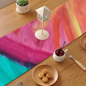 Colorful Straws Table Flag (Right Angle)