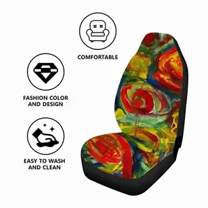 Whirls Car Cushion Cover