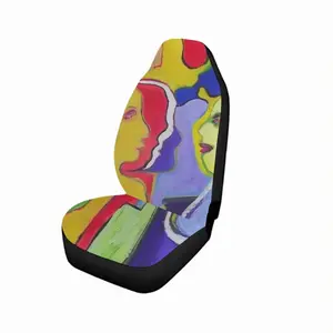 Woman Talk Car Cushion Cover