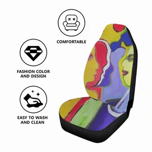 Woman Talk Car Cushion Cover