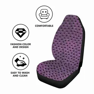 Holes Purple Car Cushion Cover