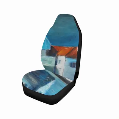 Monastery On The Island Car Cushion Cover