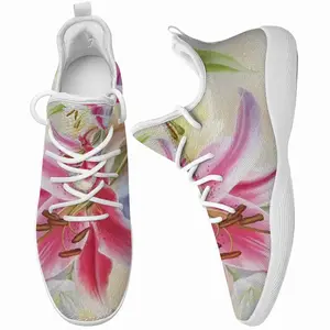 Men Poetry Of Flowers Cheerleading Dance Shoes