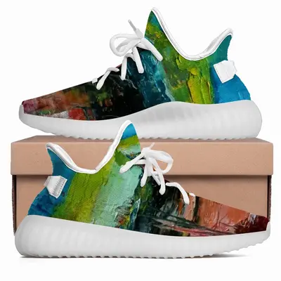 Men Colored Abstract Y350V1 Casual Sneakers