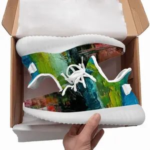 Men Colored Abstract Y350V1 Casual Sneakers