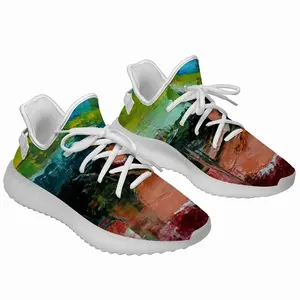 Men Colored Abstract Y350V1 Casual Sneakers