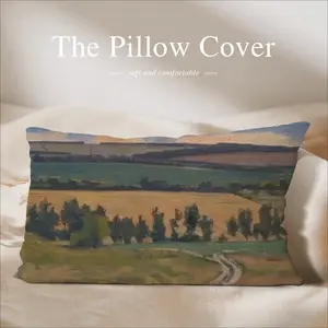 Autumn Fields Polyester Pillow (Rectangle, Multi-Size)