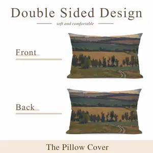 Autumn Fields Polyester Pillow (Rectangle, Multi-Size)