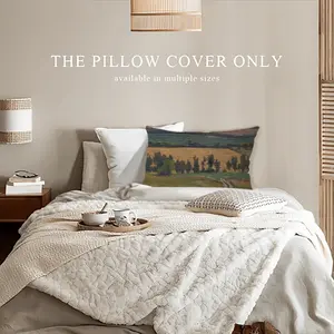 Autumn Fields Polyester Pillow (Rectangle, Multi-Size)