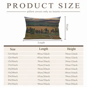 Autumn Fields Polyester Pillow (Rectangle, Multi-Size)